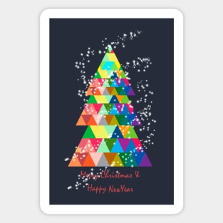 christmas tree colorful Sticker